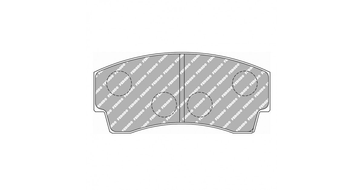Placute Frana Fata Ferodo Racing DS Performance pentru Peugeot 206 1.6 Xs 01.98 - 12.00