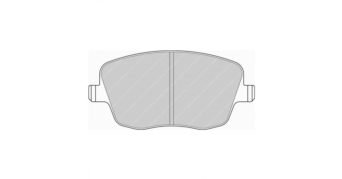 Placute Frana Fata Ferodo Racing DS Performance pentru Seat Cordoba 1.4 16V 09.02 Etrier ATE