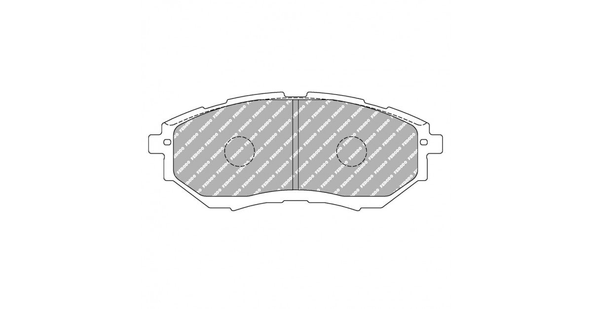 Placute Frana Fata Ferodo Racing DS Performance pentru Subaru Forester 2.0 Xt 03.13 Etrier Akebono