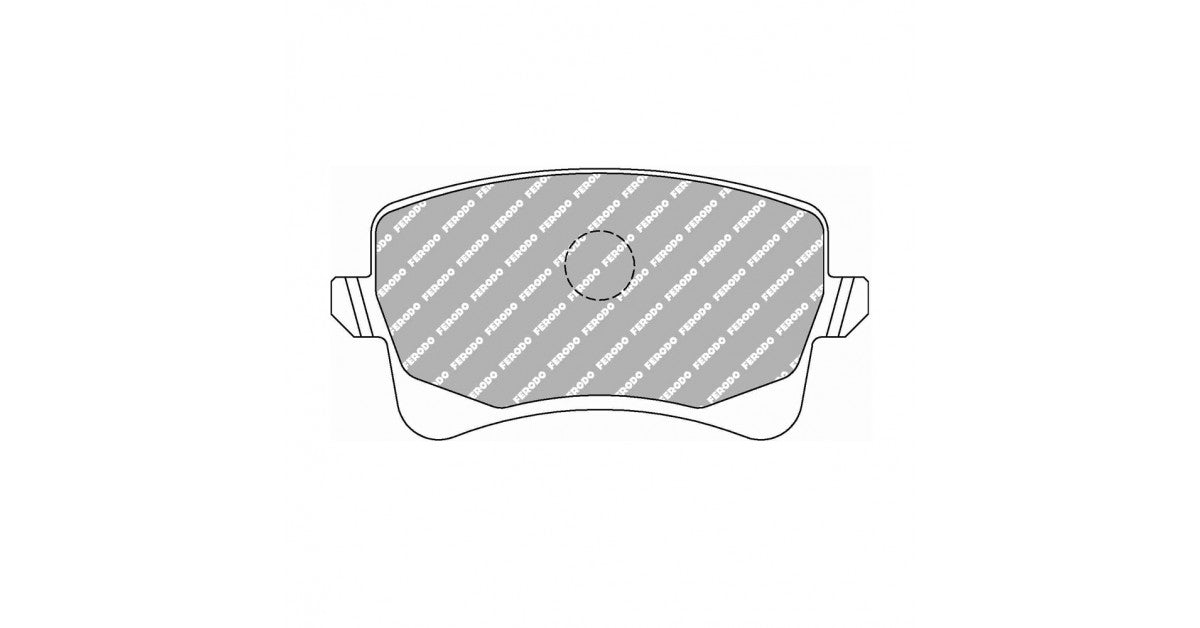 Placute Frana Spate Ferodo Racing DS Performance pentru Audi A4 1.8 TFSI 11.11 Etrier LUCAS / TRW