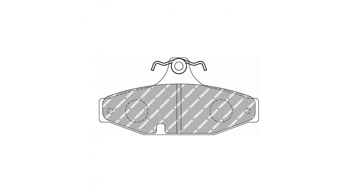 Placute Frana Spate Ferodo Racing DS Performance pentru Ford Australia Fairlane Auii Auiii 01.99 - 12.03 Etrier TRW