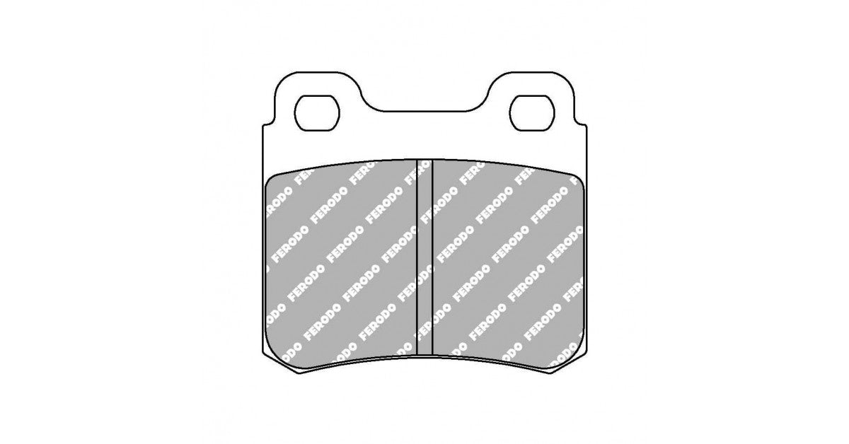 Placute Frana Spate Ferodo Racing DS Performance pentru Opel Astra 1.8 I 16V 06.93 - 01.98 Etrier ATE