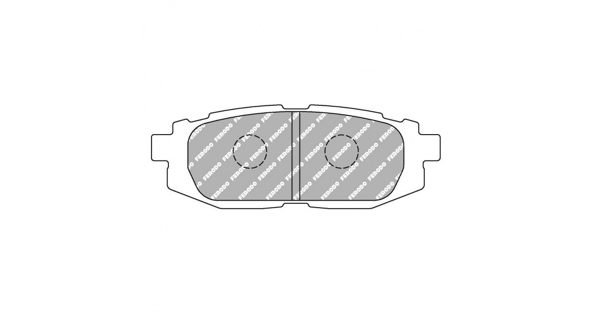 Placute Frana Spate Ferodo Racing DS Performance pentru Scion Fr S Coupe 2.0 03.12 Etrier Nbk