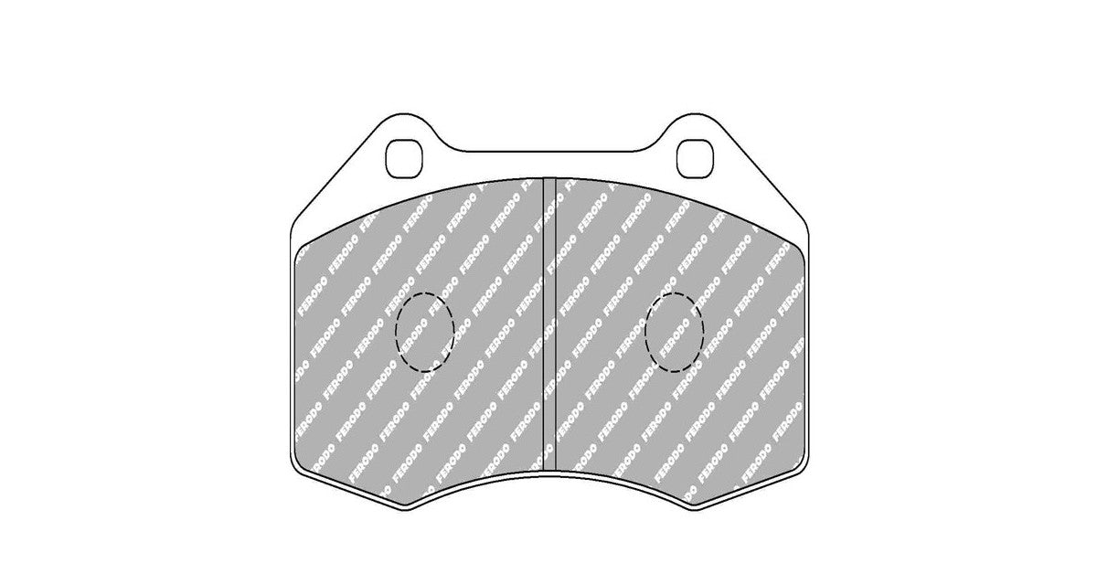 Placute Frana Fata Ferodo Racing DS1.11 pentru Abarth 500 / 595 / 695 1.4 (312.AXF11) 08.08 Etrier BREMBO