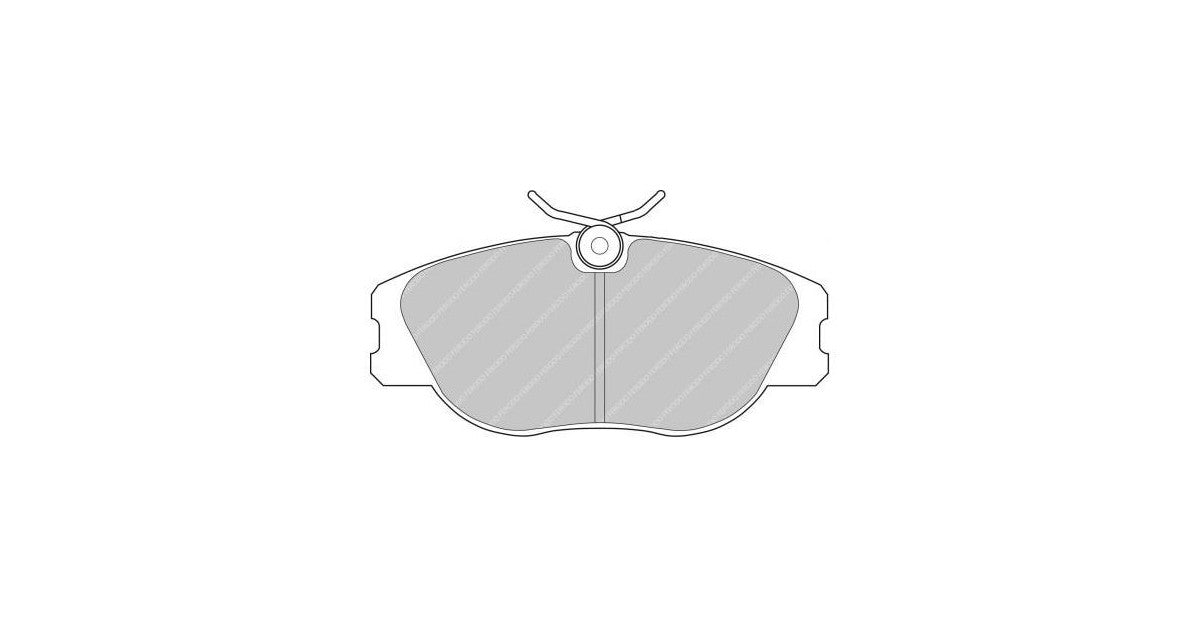 Placute Frana Fata Ferodo Racing DS1.11 pentru Alfa Romeo 155 2.0 Q4 (turbo) 16V 02.92 - 12.95 Etrier LUCAS / TRW