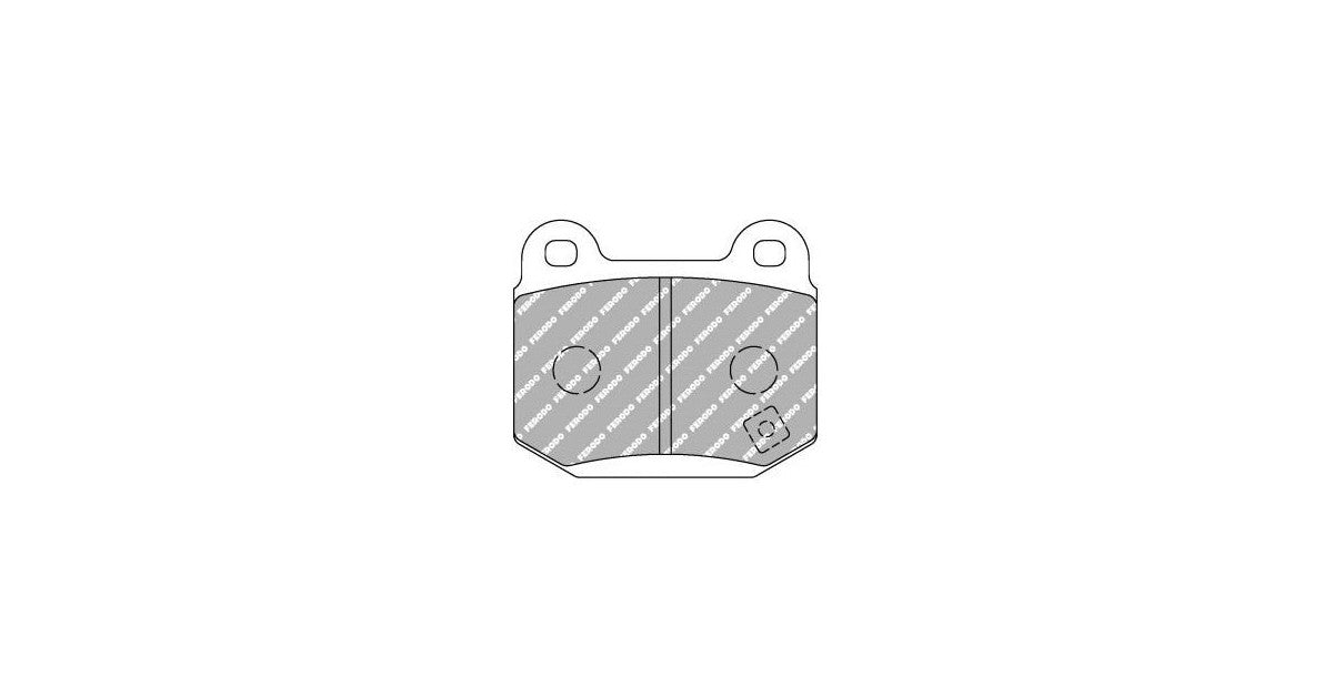 Placute Frana Fata Ferodo Racing DS1.11 pentru Lotus Elise 1.8 01.96 Etrier BREMBO