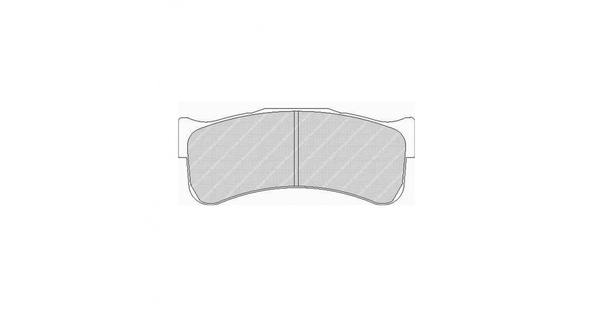 Placute Frana Fata Ferodo Racing DS1.11 pentru Porsche 911 3.8 GT3 Rsr 01.07 Etrier BREMBO
