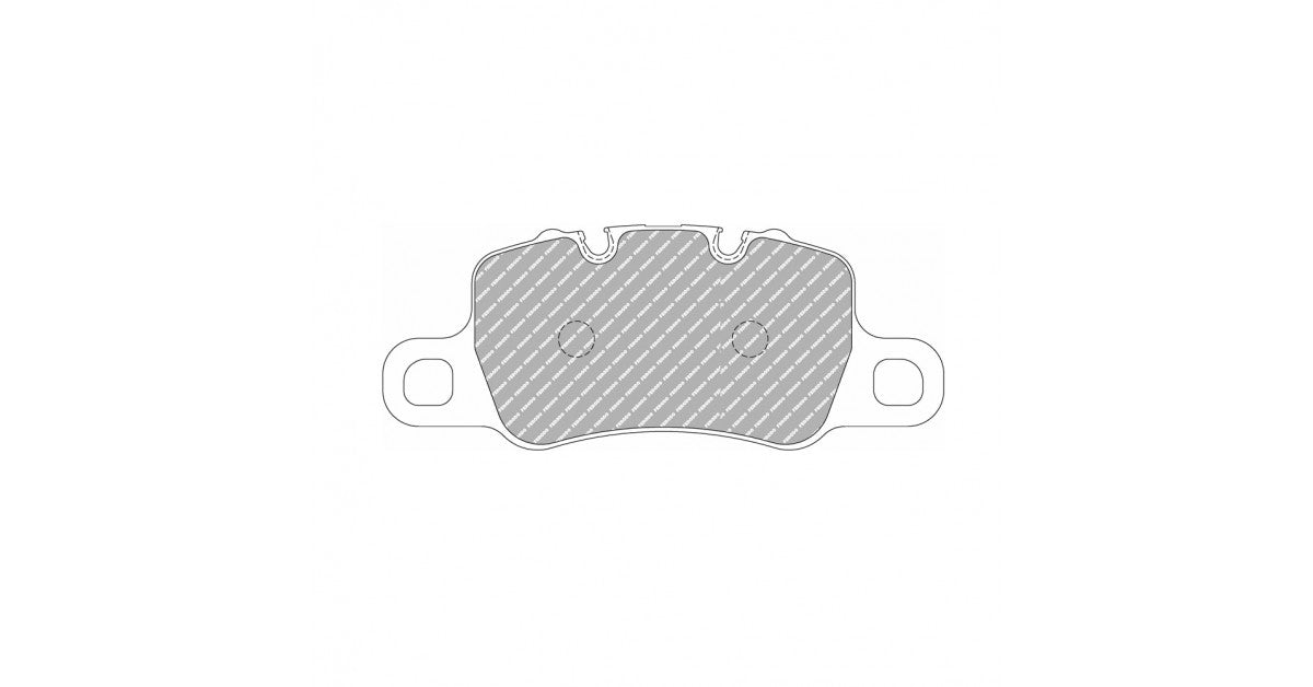 Placute Frana Spate Ferodo Racing DS1.11 pentru Porsche 911 3.8 GT3 08.13 Etrier BREMBO