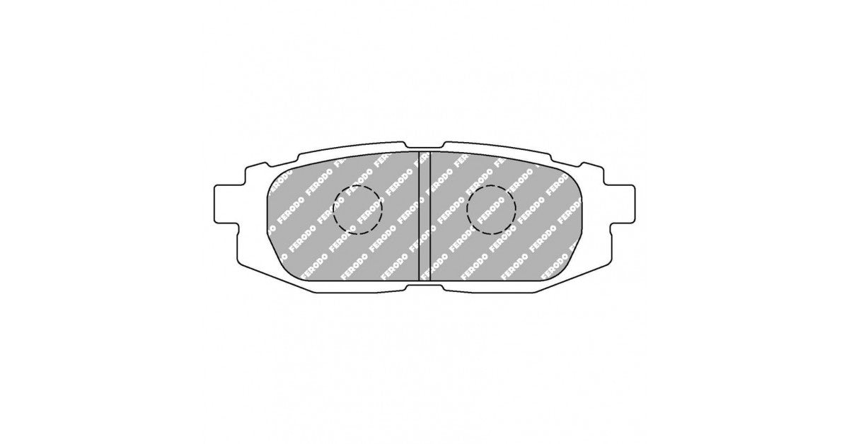Placute Frana Spate Ferodo Racing DS1.11 pentru Scion Fr S 2.0 L 03.12 Etrier Sumitomo