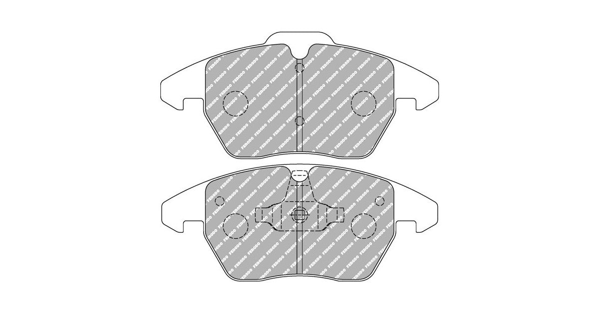 Placute Frana Fata Ferodo Racing DSUNO pentru Audi A1 1.2 TFSI 05.10 Etrier ATE