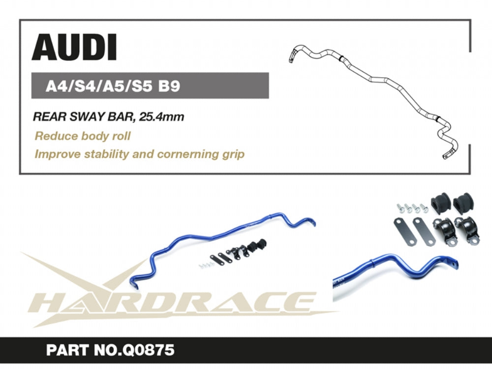 Bara stabilizatoare spate Hardrace pentru Audi A4 / A5 - Q0875