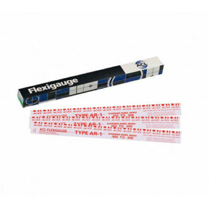 Plastigauge ACL Flexigauge AR-1 pachet rosu #Interval de masurare_Rosu 0,051 - 0,152 mm