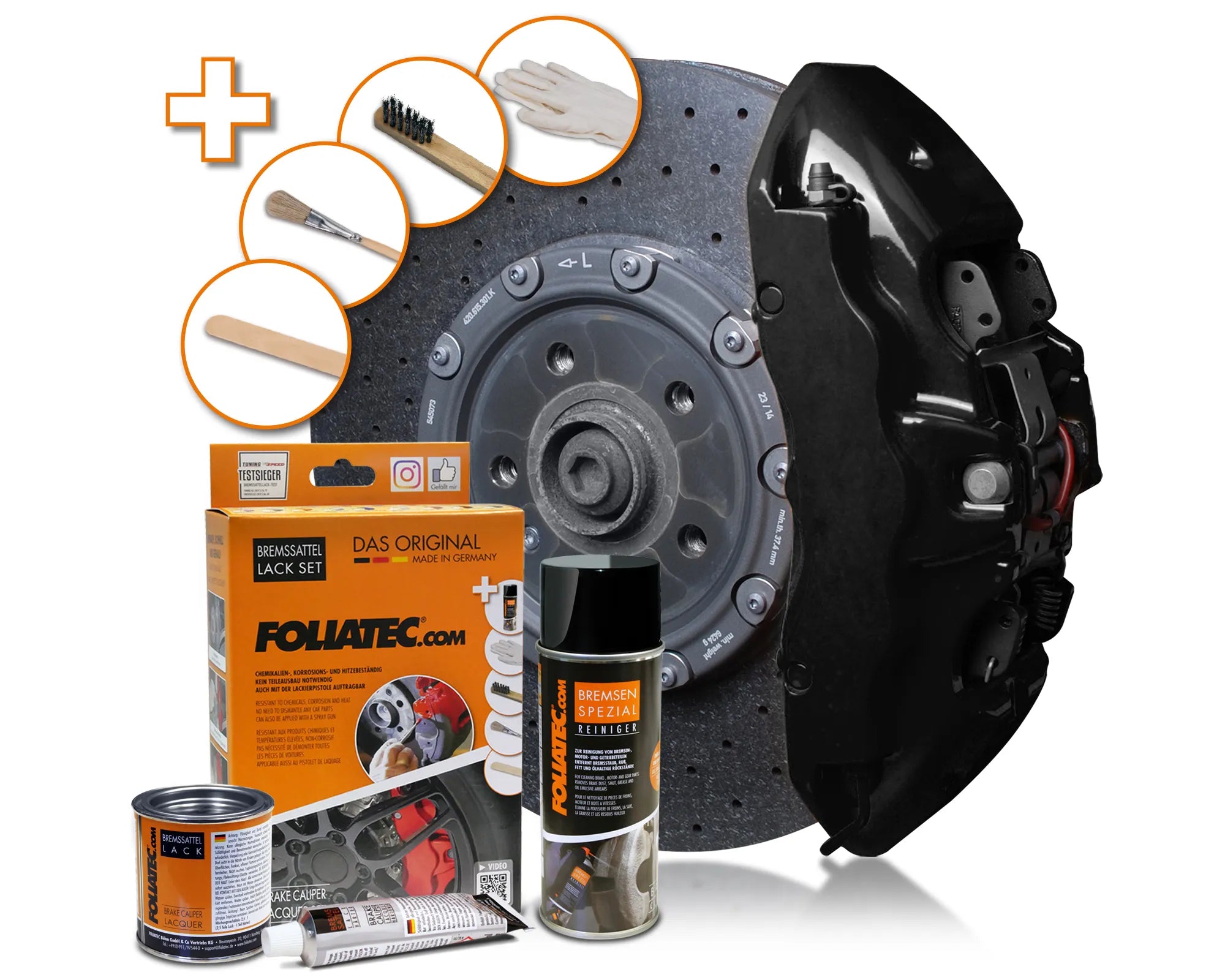 Kit vopsea etrieri Foliatec - Midnight Black