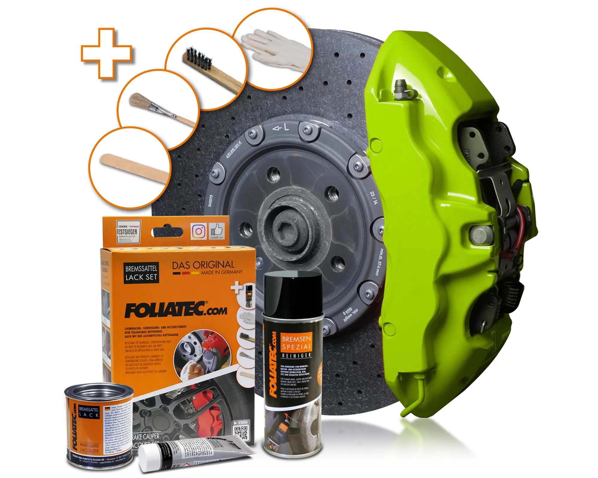 Kit vopsea etrieri Foliatec - Toxic Green