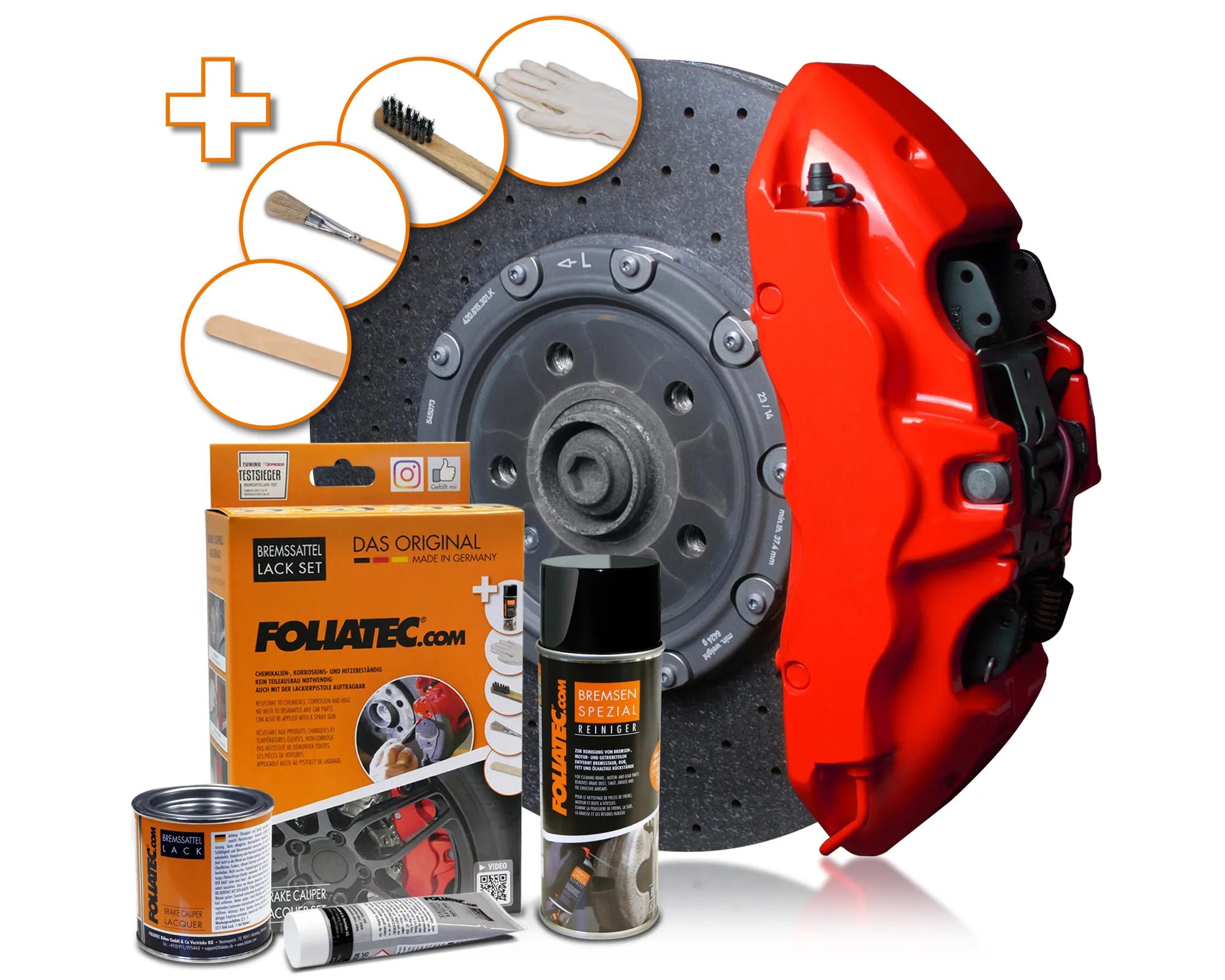 Kit vopsea etrieri Foliatec - Performance Red