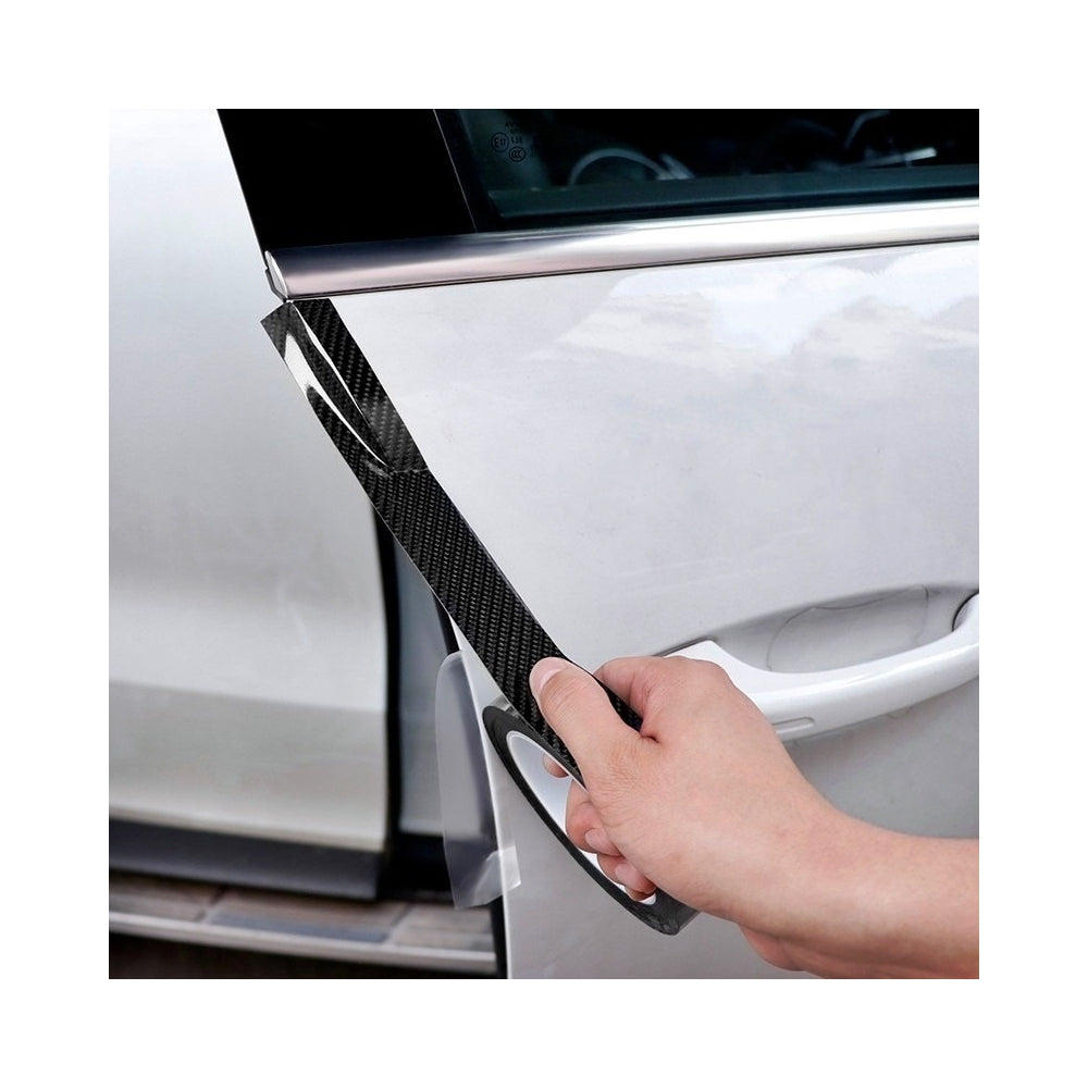 Folie carbon 5D autoadeziva pentru praguri si bandouri, 10 cm x 5 m
