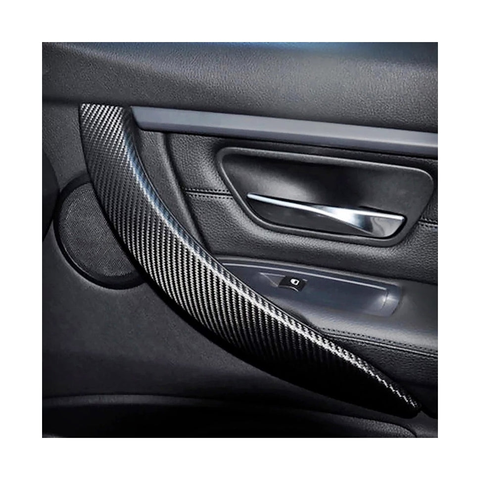 Folie carbon 5D autoadeziva pentru praguri si bandouri, 5 cm x 5 m