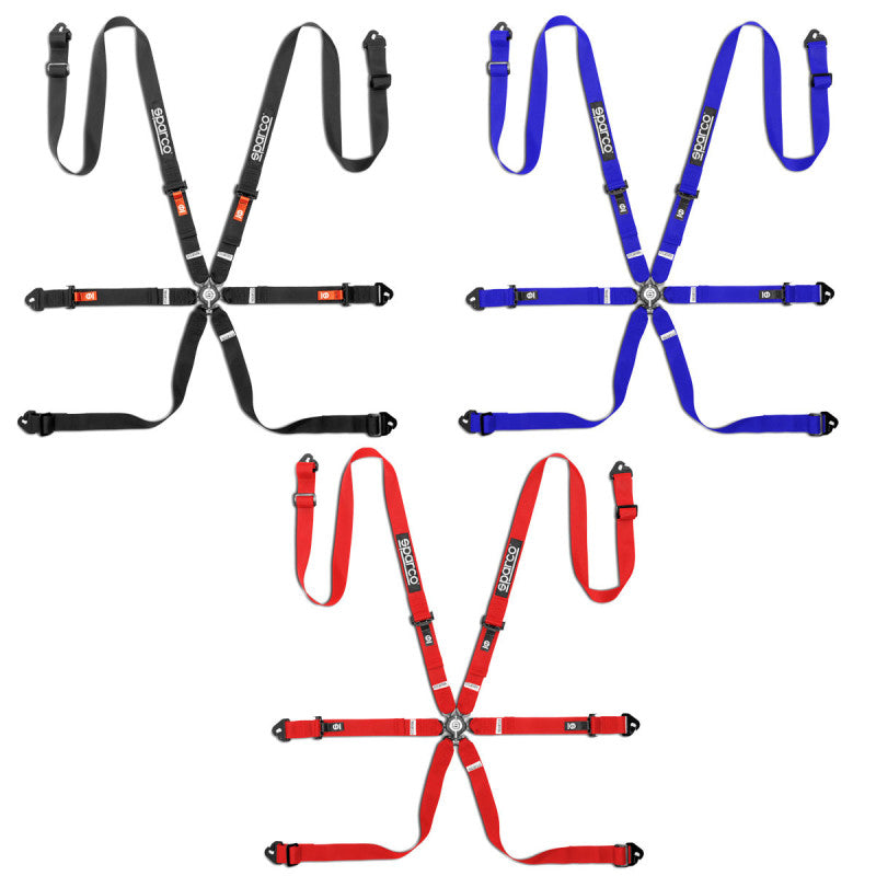 Centura FIA 6 puncte Sparco Competition H-2 Pull Up