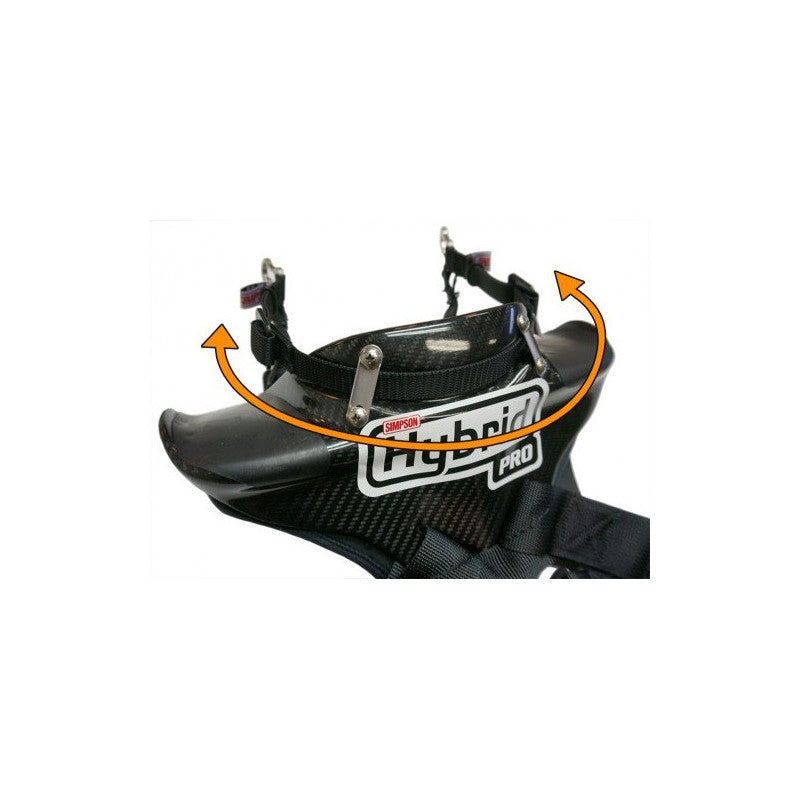 Sistem Hybrid Simpson Pro Slide Lite Quick Release cu Cleme FIA Hans