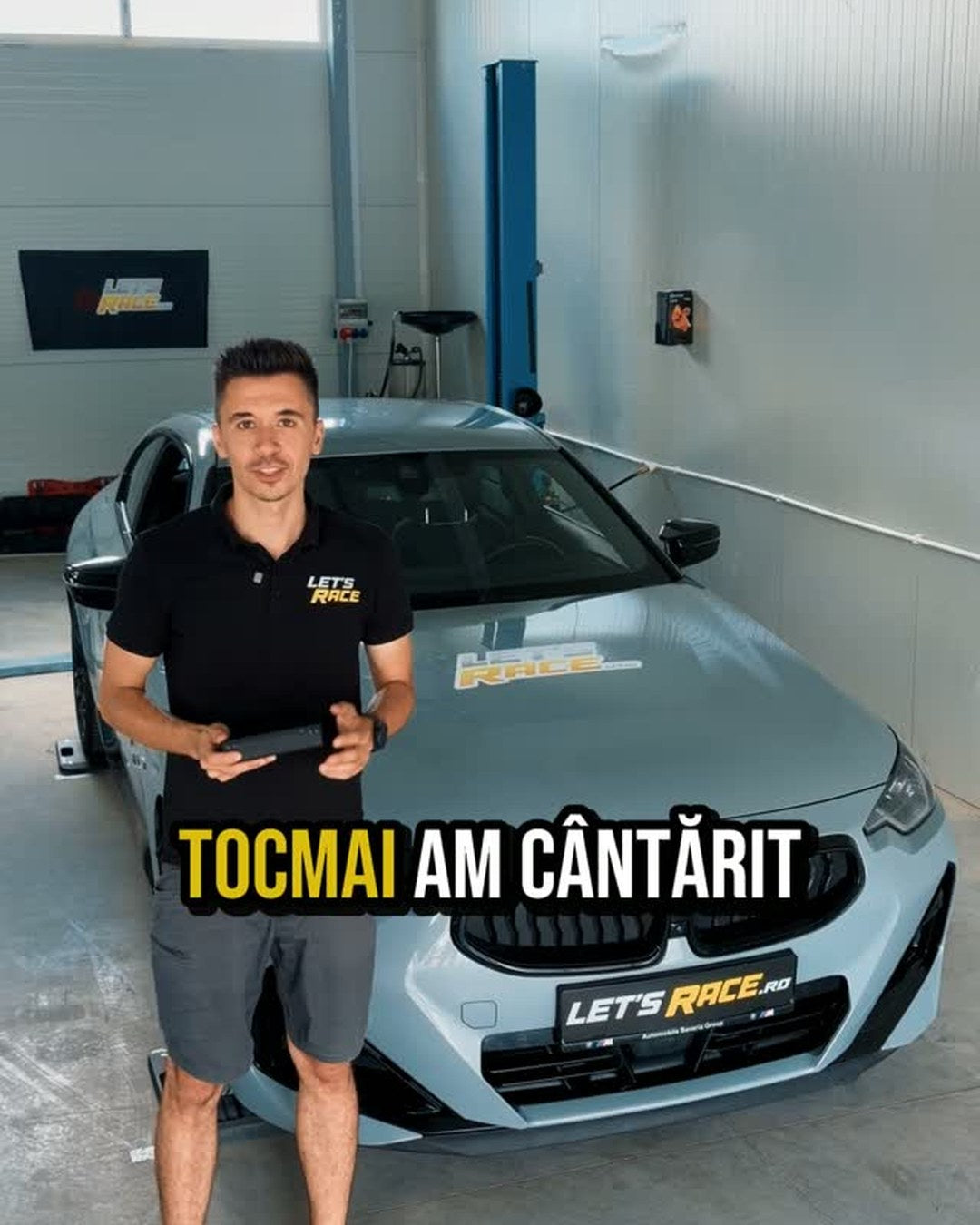 Reel Instagram Let's Race: cantarim masini sport
