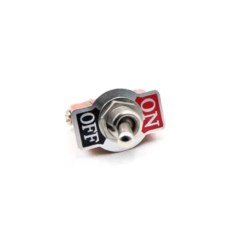 Intrerupator toggle cu maneta metalica, ON-OFF, 15A, terminale cu surub