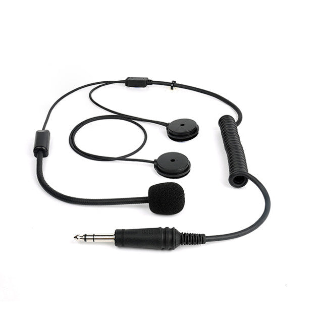 Kit Microfon si Casti Terratrip – Pentru Casca Jet (Open Face)
