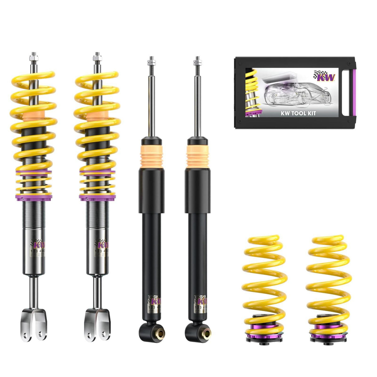 Suspensie Reglabila Coilover KW V1 Audi RS4 B8 10210051