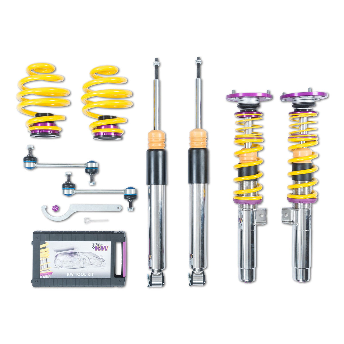 Suspensie Reglabila Coilover KW Clubsport V3 (cu rulment) BMW Seria 3 E46 35220821