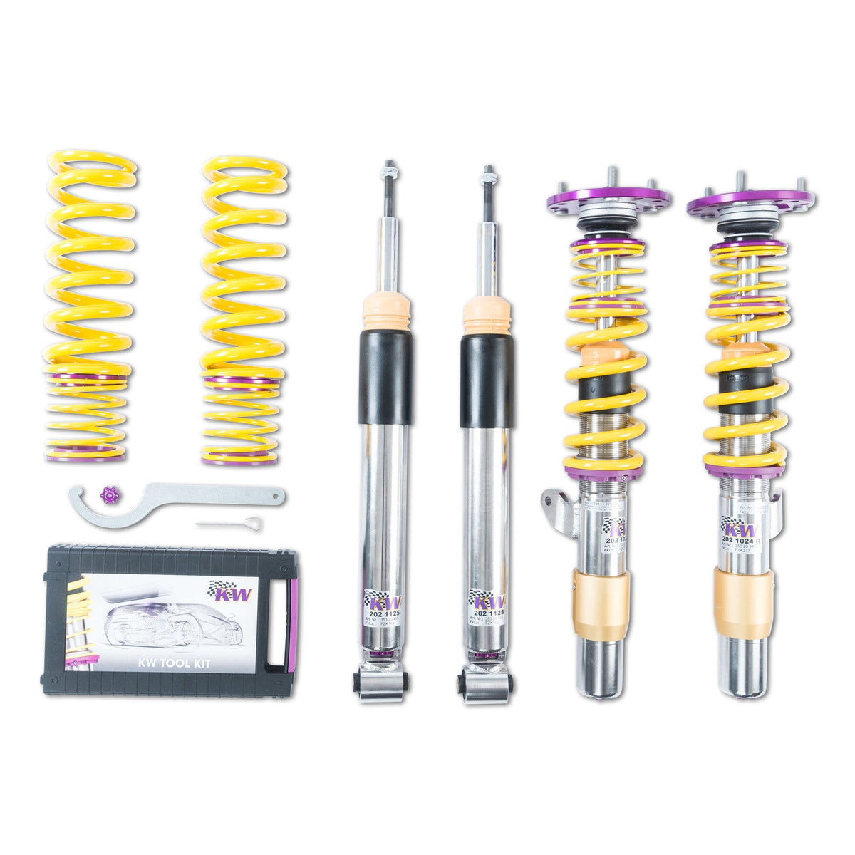 Suspensie Reglabila Coilover KW Clubsport V3 (cu rulment) BMW 1-series M Coupé (E82) 35220867
