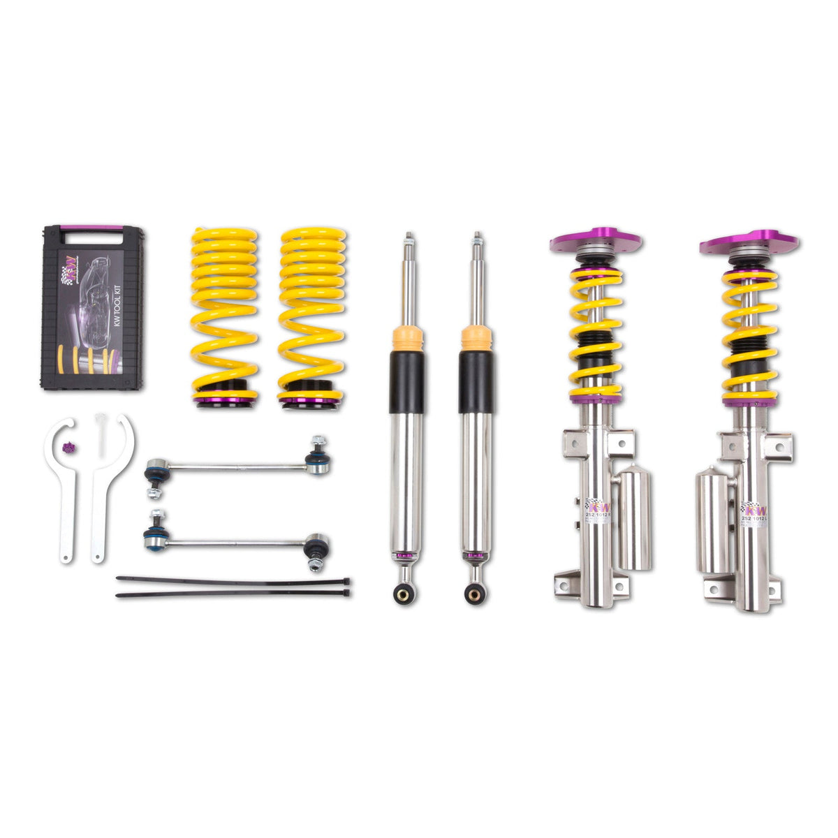 Suspensie Reglabila Coilover KW Clubsport V3 (cu rulment) Mercedes-Benz c-class C63 AMG (204) 35225848