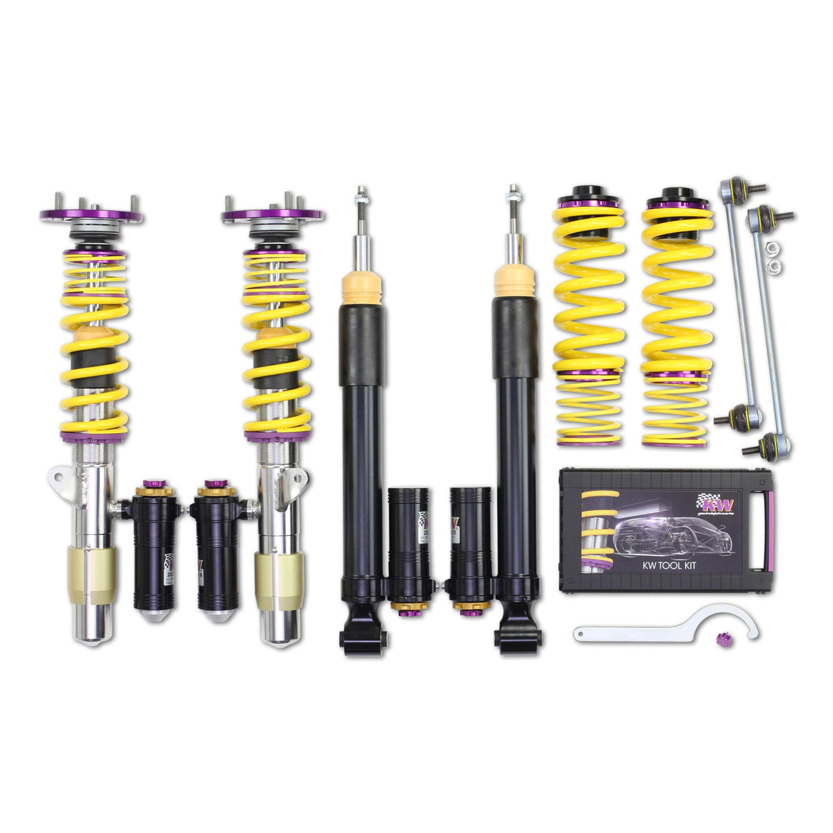 Suspensie Reglabila Coilover KW Clubsport V4 (cu rulment) BMW 1-series M Coupé (E82) 39720267