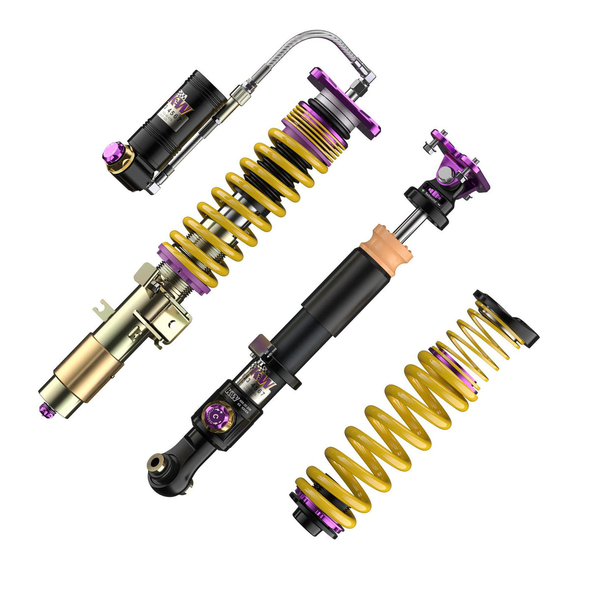 Suspensie Reglabila Coilover KW Clubsport V4 (cu rulment) - BMW 3 si altele (397202CL)