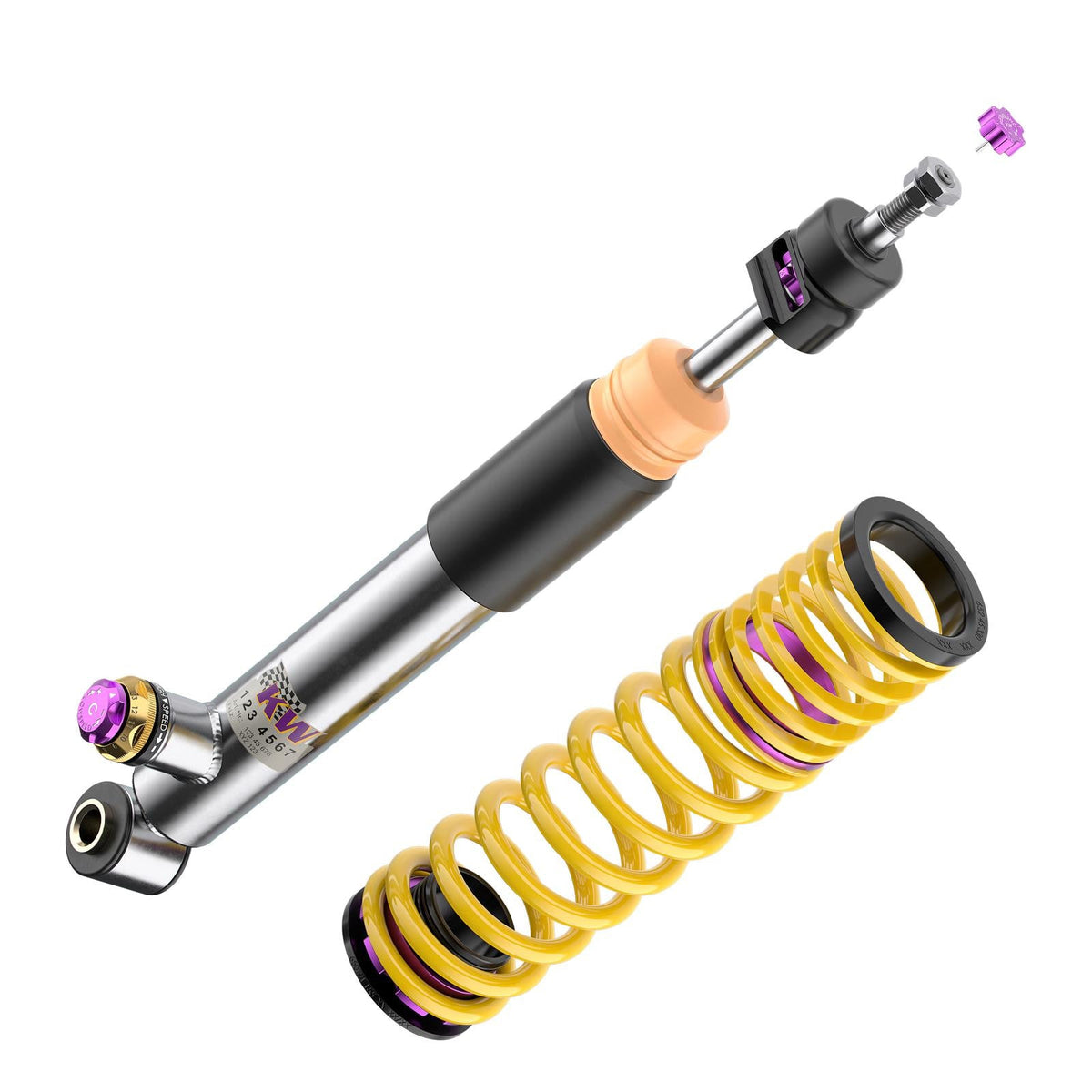 Suspensie Reglabila Coilover KW Clubsport V4 (cu rulment) Toyota GR Yaris Facelift (XPA1G) 39756227