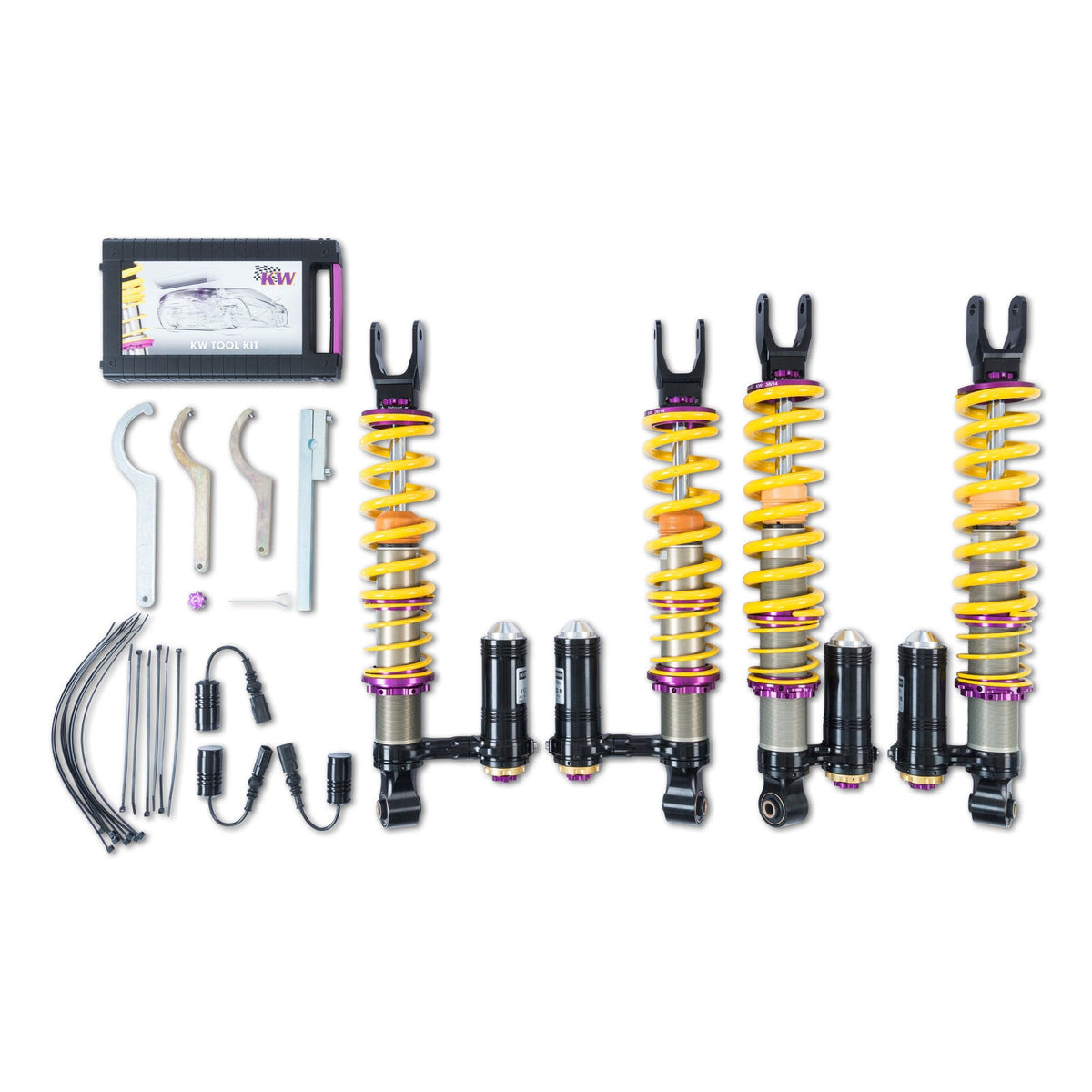Suspensie Reglabila Coilover KW V4 Lamborghini Aventador (834) 3A711010
