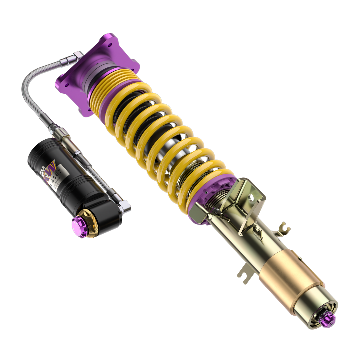 Suspensie Reglabila Coilover KW Clubsport V4 (cu rulment) BMW 39720257, amortizor fata