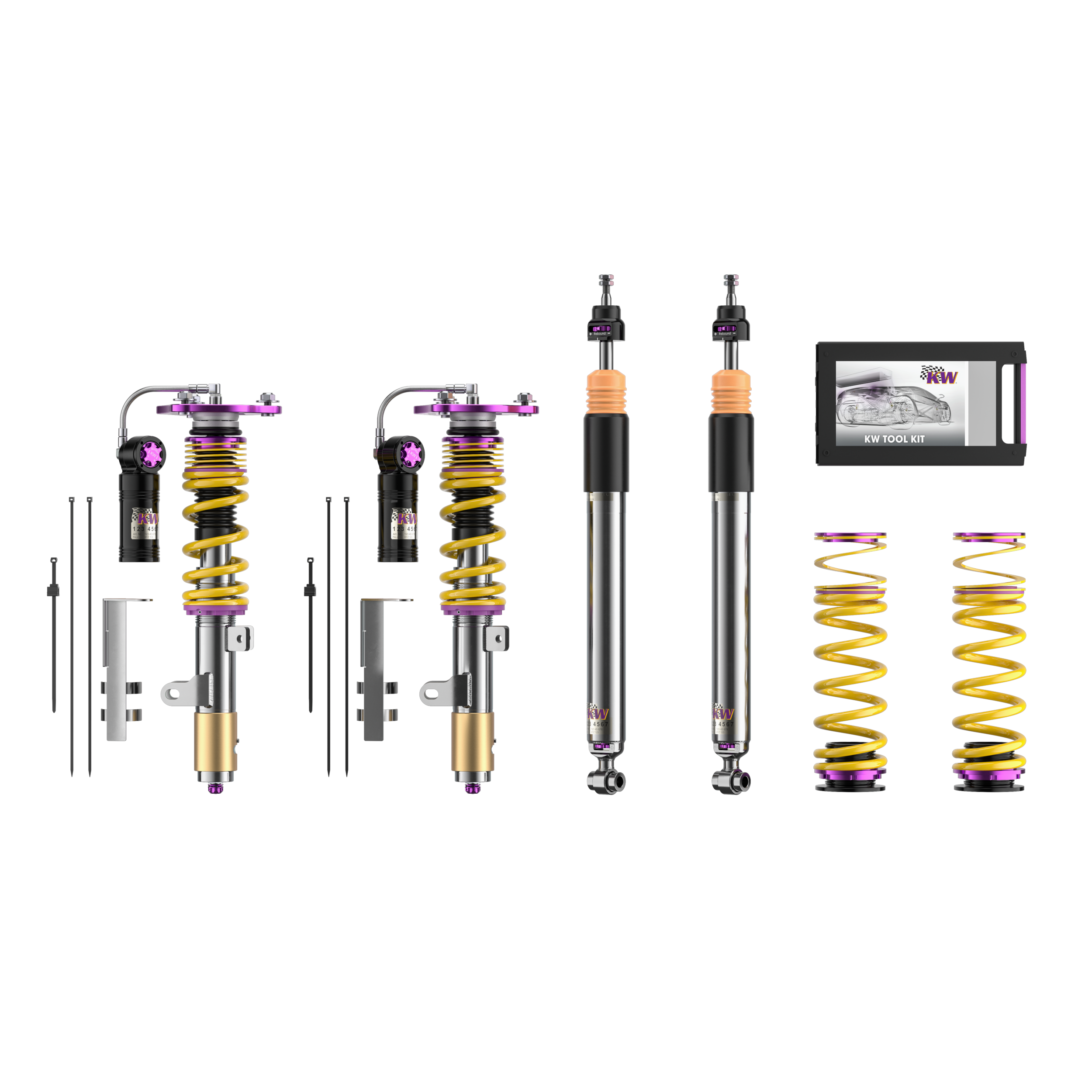 Coilover KW Clubsport V3 (cu rulment) Volkswagen SCIROCCO (53) - 35280895