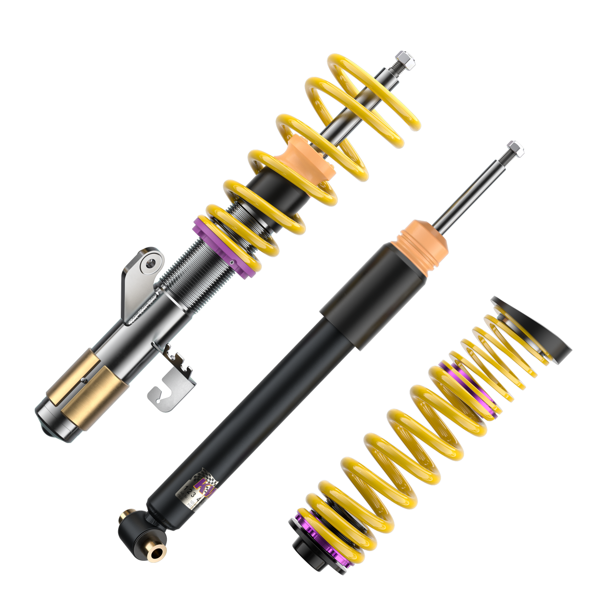 Suspensie Reglabila Coilover KW V1 - Audi S6 plus si altele (10210006-B), componentele kitului