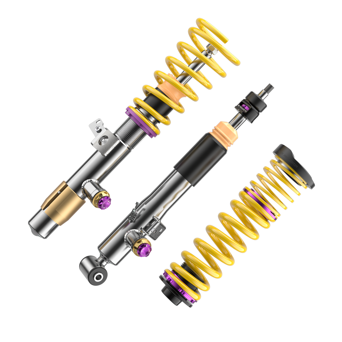 Suspensie Reglabila Coilover KW V4 Porsche 911 964 3A771084, componentele kitului