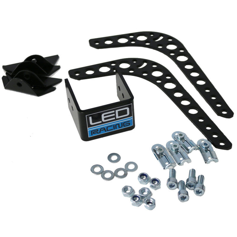 Pachet Proiectoare LED RACING Rally, Pro 4 + Pro 8 + Suport