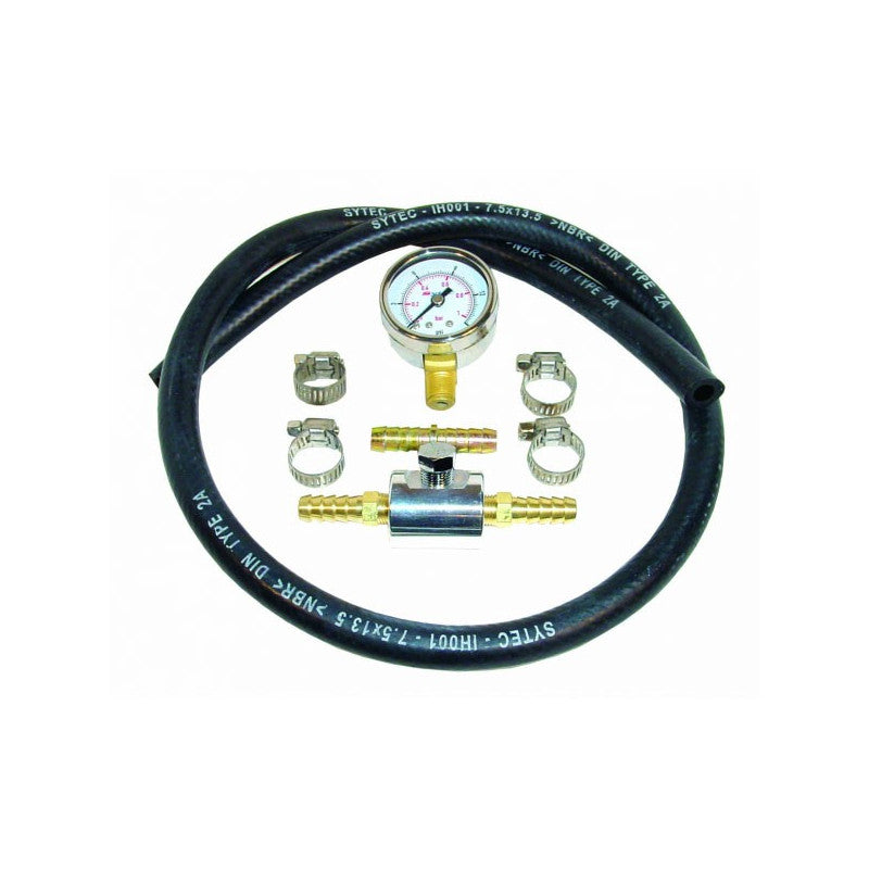 Sytec Fuel Pressure Test Kit - 0-1 Bar Gauge