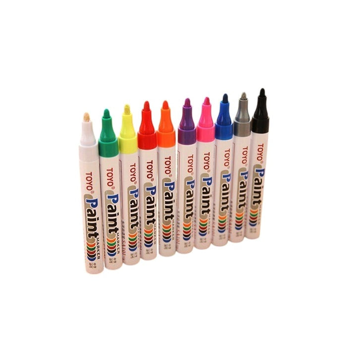 Marker vopsea pentru retus auto, culoare galben