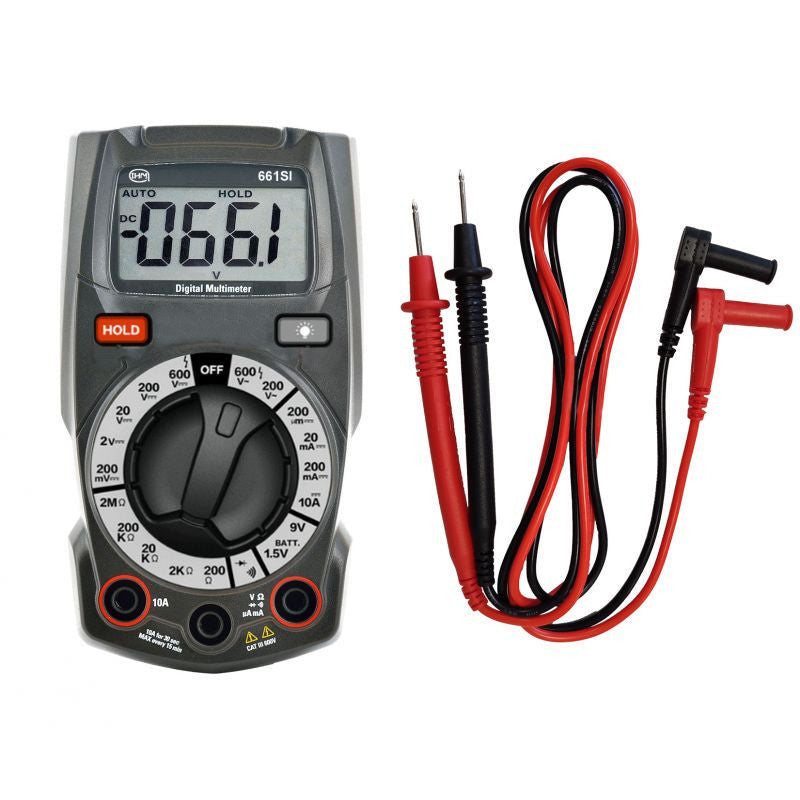 Multimetru Digital Compact IHM 0661SI - 600 V, 10 A