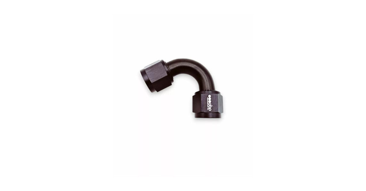 Cupla rotativa OBP 120° Female/Female JIC-JIC – Aluminiu Negru
