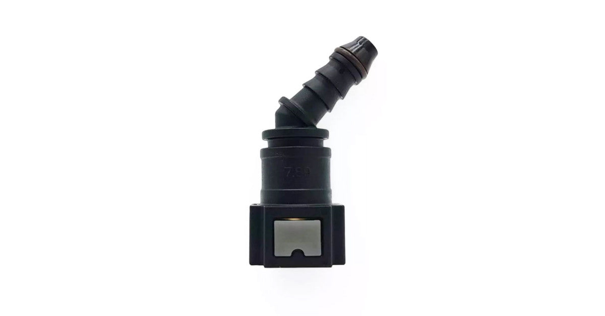 Conector rapid OBP 9.89mm la 45° pentru combustibil – Standard SAE J2044