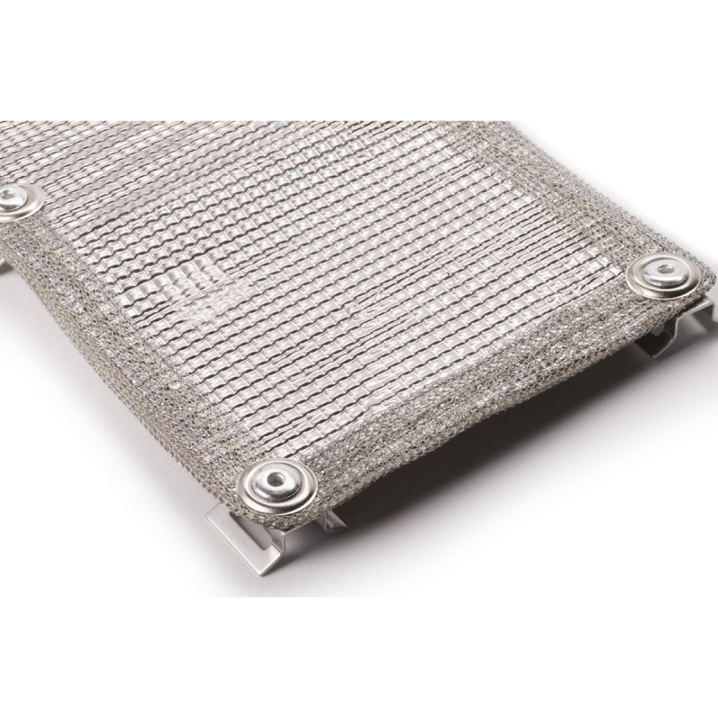 Protectie Termica Inox Cool It cu Coliere, latime 150mm