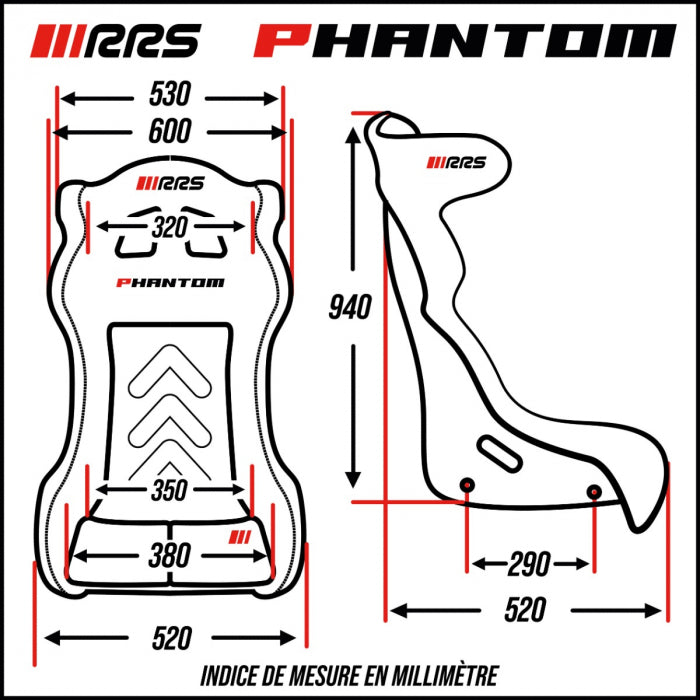 Scaun scoica RRS Phantom FIA