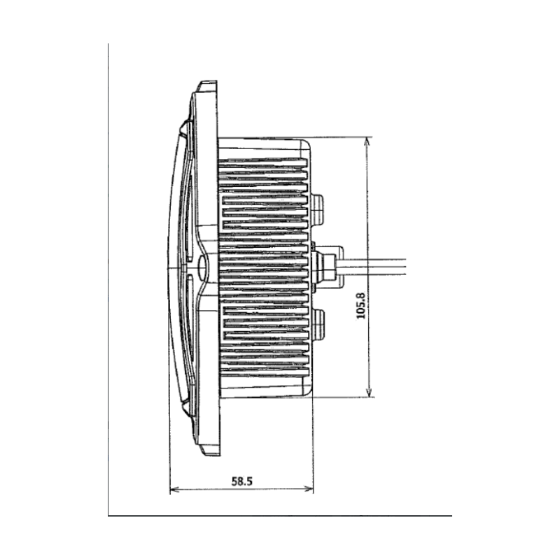 Proiector LED PIAA LPM167A Drive, 86W 9000 lm
