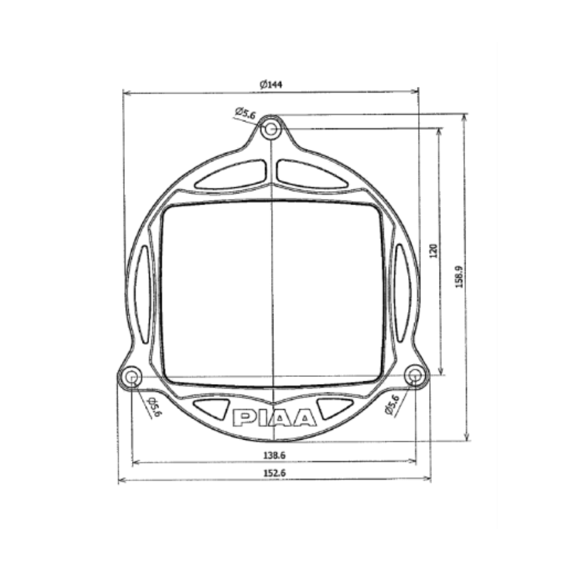 Proiector LED PIAA LPM163A Spot, 86W 5800 lm