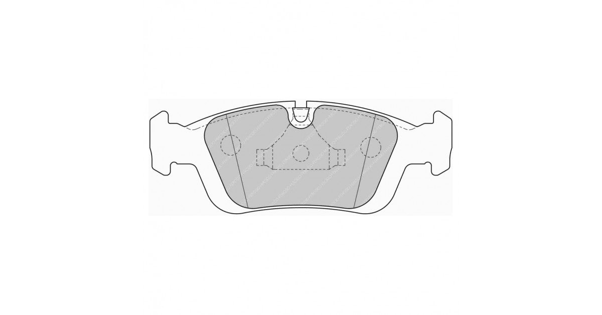 Placute Frana Fata Ferodo Racing DS Performance pentru Bmw 3 Series 323 I 2.5 03.95 - 02.98 Etrier ATE