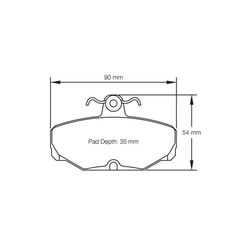 Placute Frana Pagid RS14/RS42 Competitie - Caterham Seven